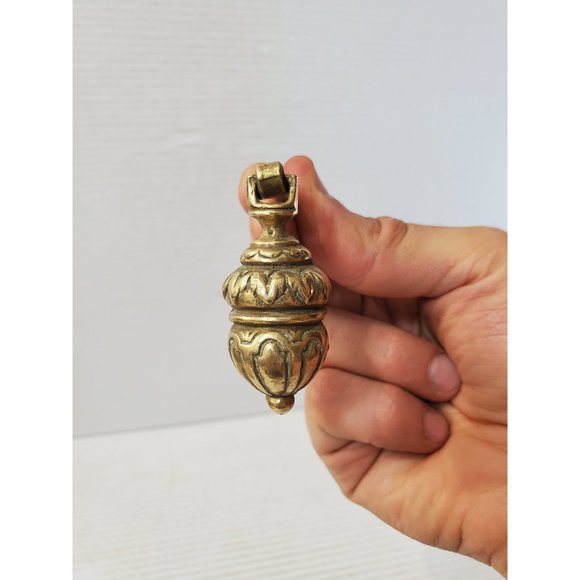 vintage Solid brass Cabinet Door Vintage KNOB Drawer Pull drawer knobs, cabinet - Picture 4 of 10